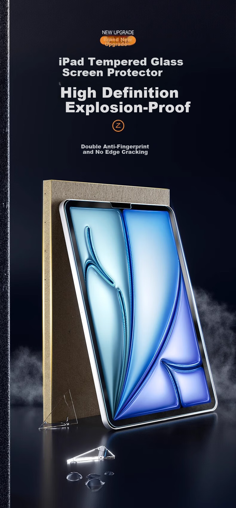 RBP Tempered Glass Screen Protector for Mini 7/6 8.3-inch Apple Tablet, High-Definition Explosion-Proof Tempered Film 1
