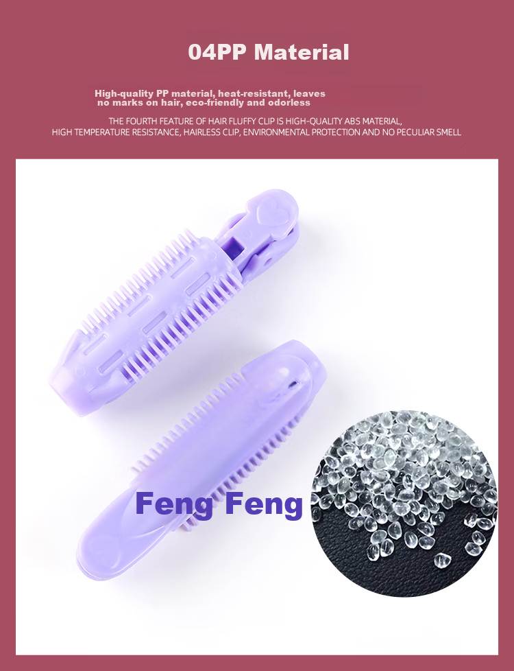 UPLUS Hair Curlers Root Volumizing Clips 4pcs Bangs Curlers Hair Rollers Volumizing Clips 9