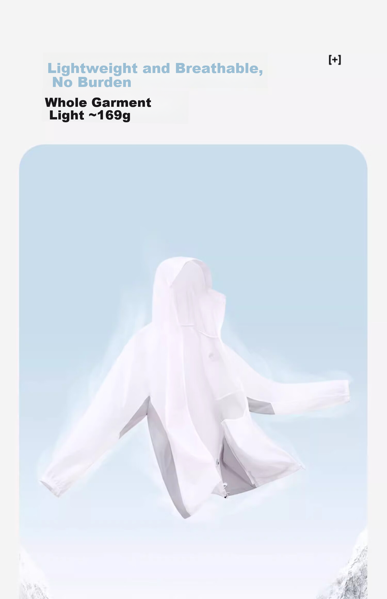 CAMEL Outdoor Sun Protection Clothing, Skin-Friendly Garment, UV-Resistant, Lightweight, Breathable, Cool-Feeling Sun Protection Jacket A15BA68005 15