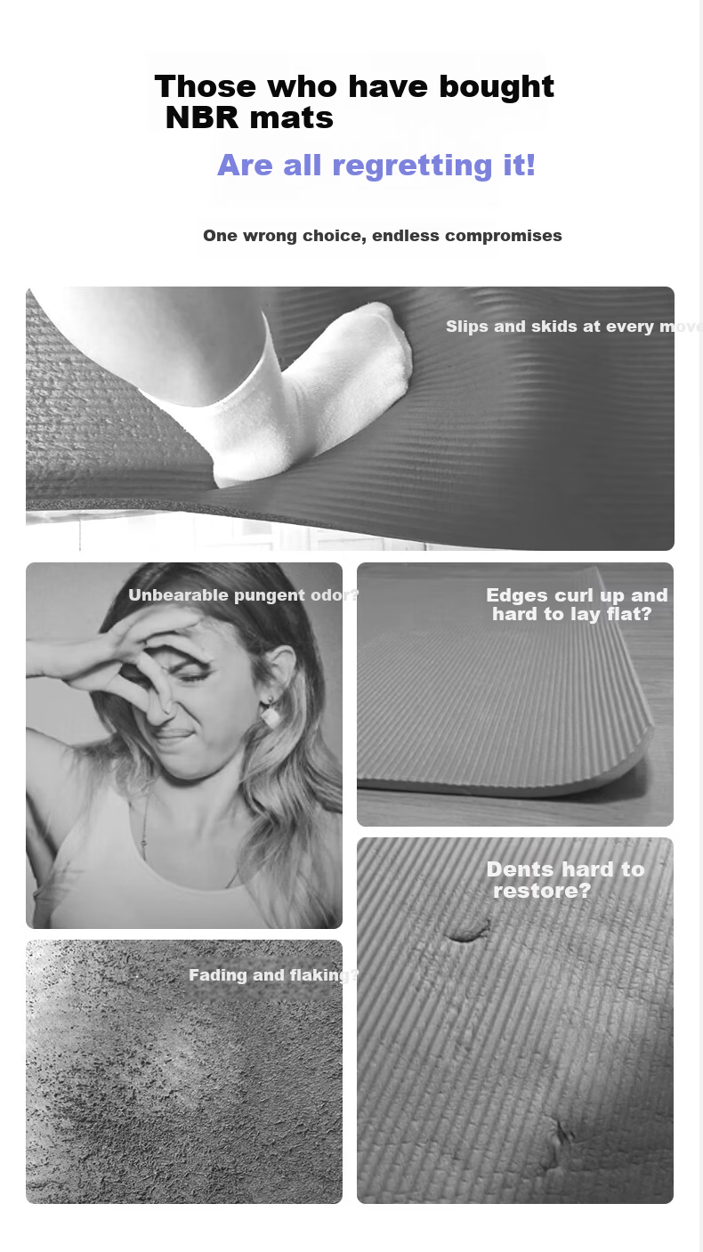 LI-NING TPE Yoga Mat Women's Non-Slip Thickened Wide Professional Jump Rope Fitness Exercise Silent Shock Absorption Dance Mat 3