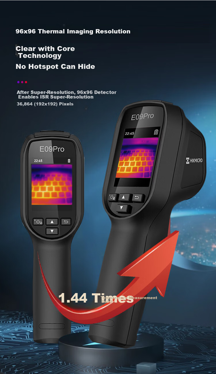 HIKMICRO E09 Thermal Imaging Camera High-Definition Infrared Thermal Imager Night Vision Industrial Temperature Measurement Floor Heating Inspection Leak Detection Device 5