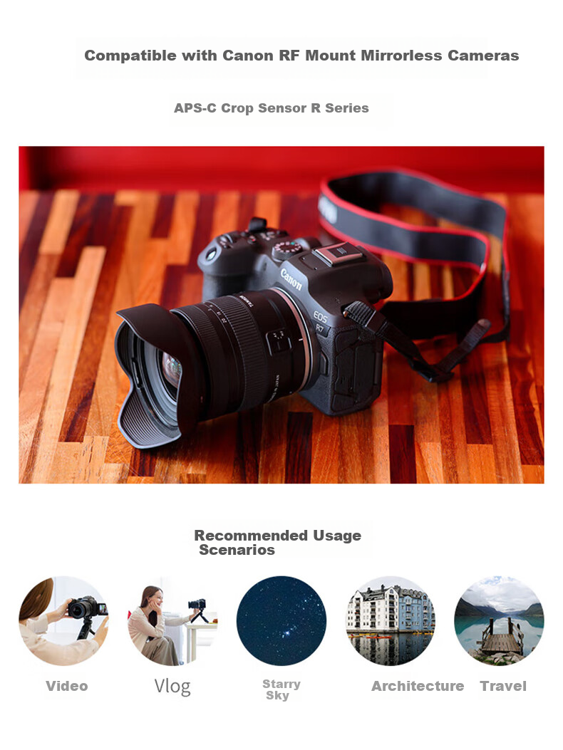 Tamron 11-20mm F2.8 Di III A RXD Large Aperture Ultra Wide-Angle Zoom Lens Landscape Travel (Canon APS-C RF Mount) Youth Edition Kit 1
