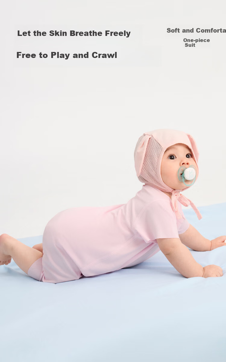 Balabala [balaOne] Baby Romper Infant Jumpsuit 2026 Soft Skin-friendly Comfortable Cute 1