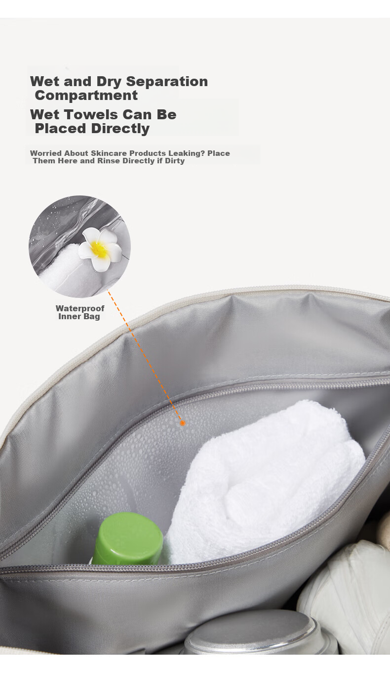 Mixi Large Capacity Travel Bag for Women, Business Trips, Short Trips, Gym, Men, Carry-on Portable Sports Handheld Universal Bag 9