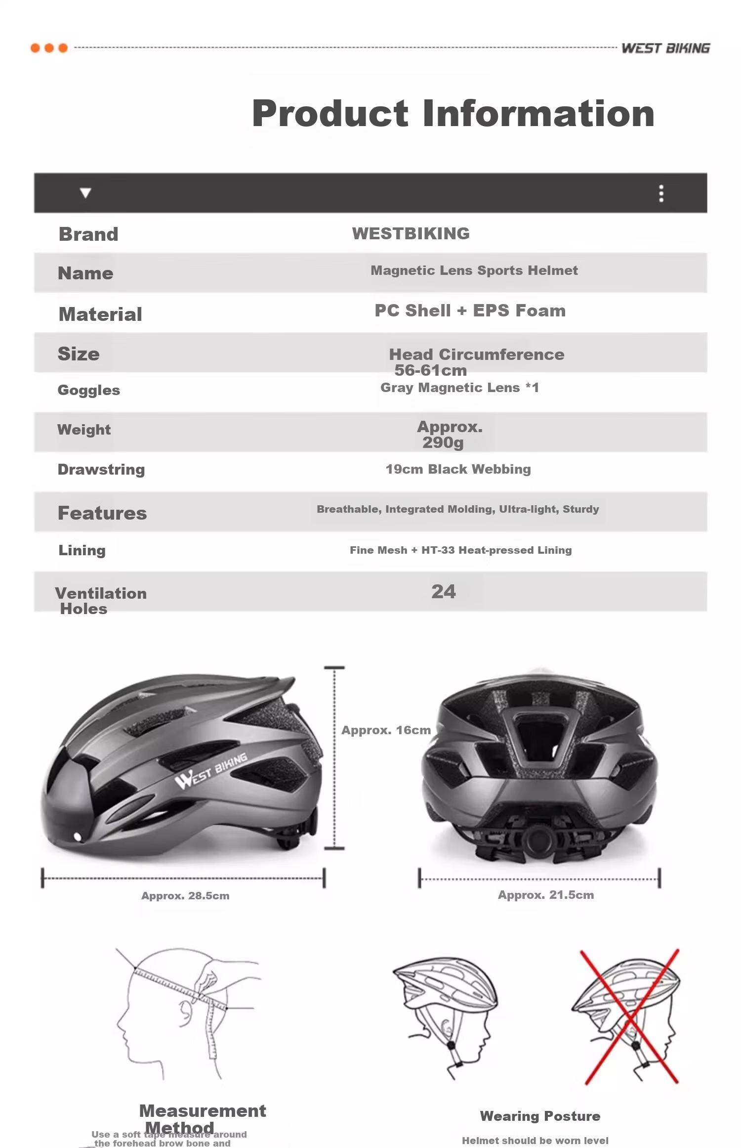 Xiqizhe Bicycle Riding Helmet with Integrated Goggles Mountain Road Bike Cycling Gear 3