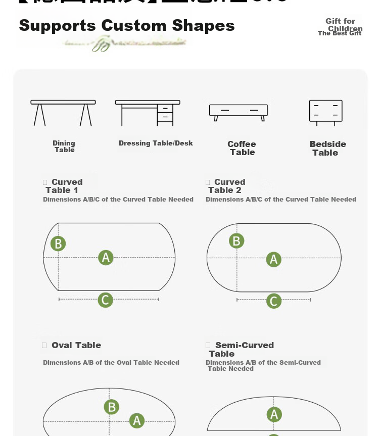 Zichen [Ecological Silicone] Eye Protection Desk Pad for Students' Study Desk, Writing Table, Office Desk, Computer Desk Surface Protection Mat 34