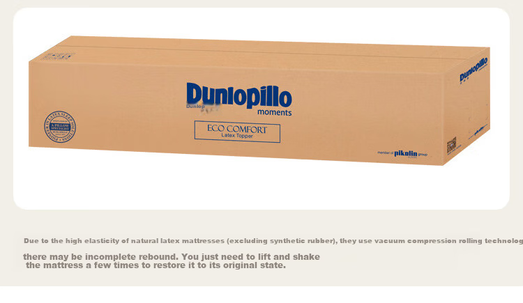 Dunlopillo , Imported from Sri Lanka, Latex Mattress for 1.5m Bed/10cm Thick, 85D ECO Luxury Latex Thin Mat 17