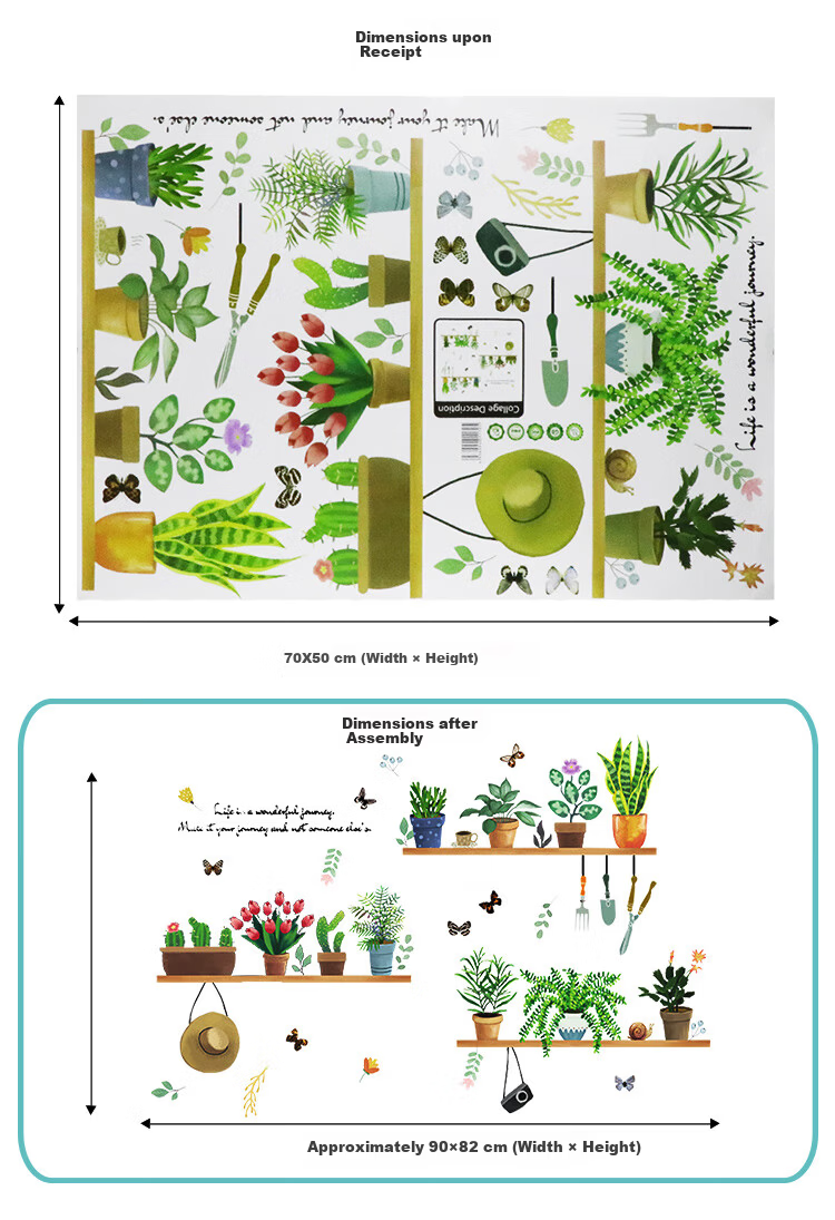 Modouyu Wall Stickers, Children's Bedroom Decorative Wall Decals, Door Stickers, Wall Covering, Decorative Wallpaper 9