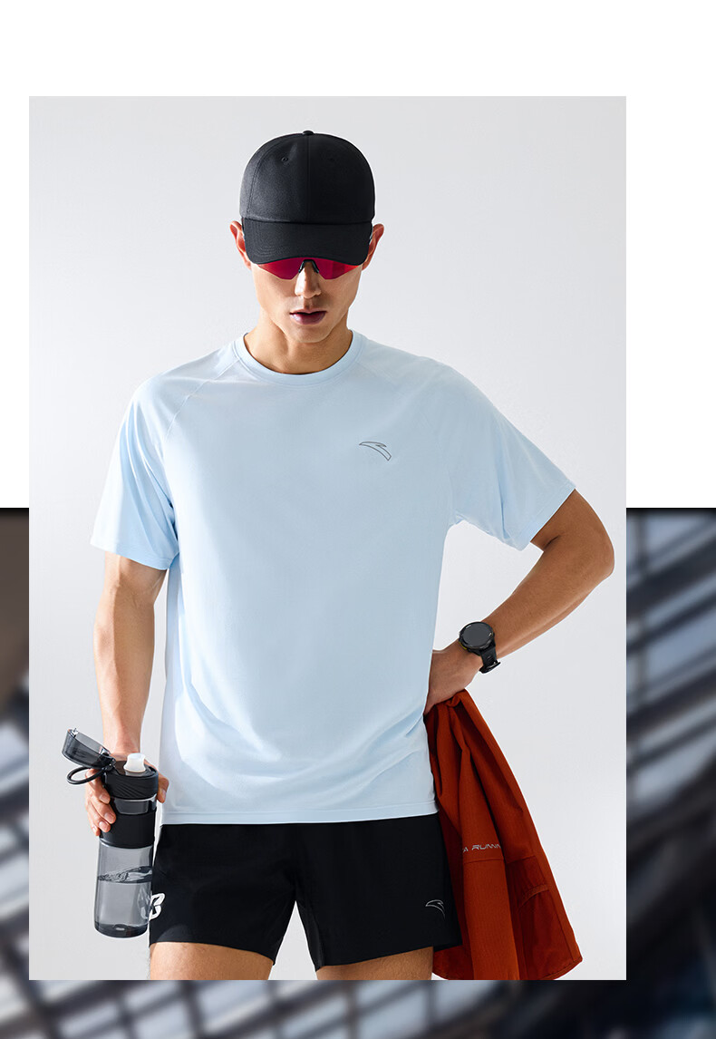 Anta Quick-Dry Master C5 Zero Pressure T Men's Summer New Breathable Sports Short Sleeve T-Shirt Running Shirt 18