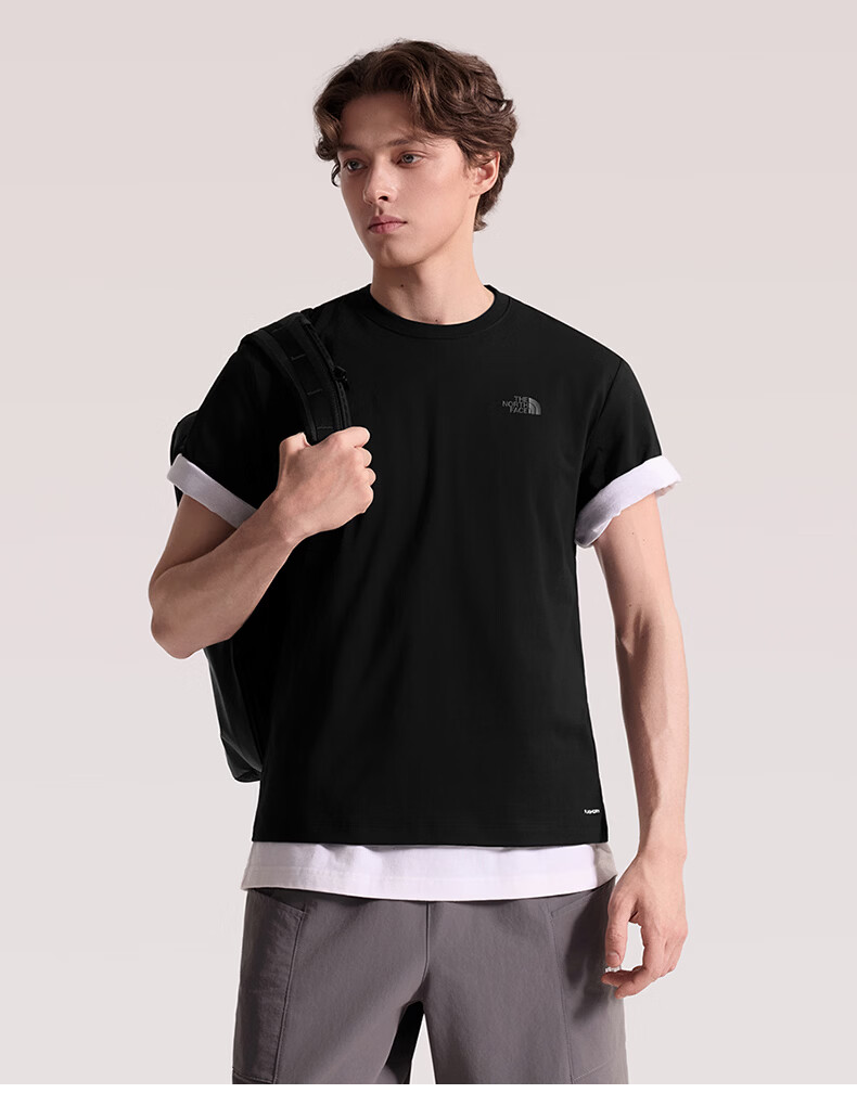 The North Face Unisex Short Sleeve Printed Outdoor Quick-Dry Breathable T-Shirt 8GXD Green/21L L 9