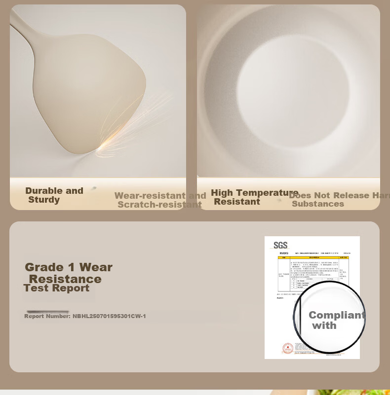 Midea Non-Stick Titanium Ceramic Frying Wok, Fluorine-Free, Low Oil Smoke, Suitable for Gas Stove and Induction Cooker 6