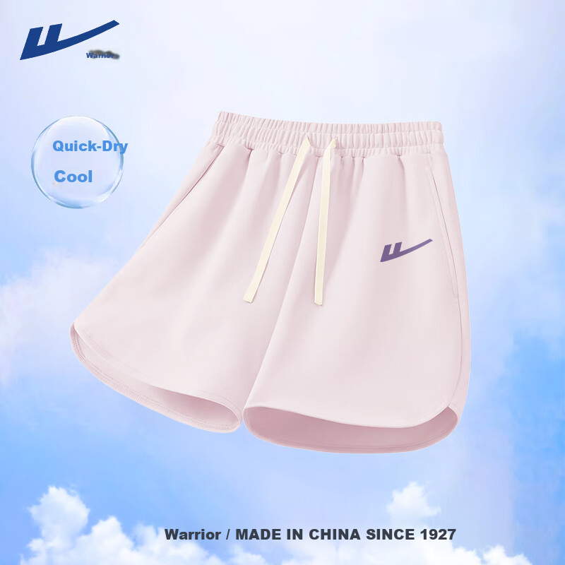 Warrior Women's Sports Shorts Summer 2026 New Loose Slim Outdoor Ice Silk Quick-Dry Antibacterial Five-Point Pants
