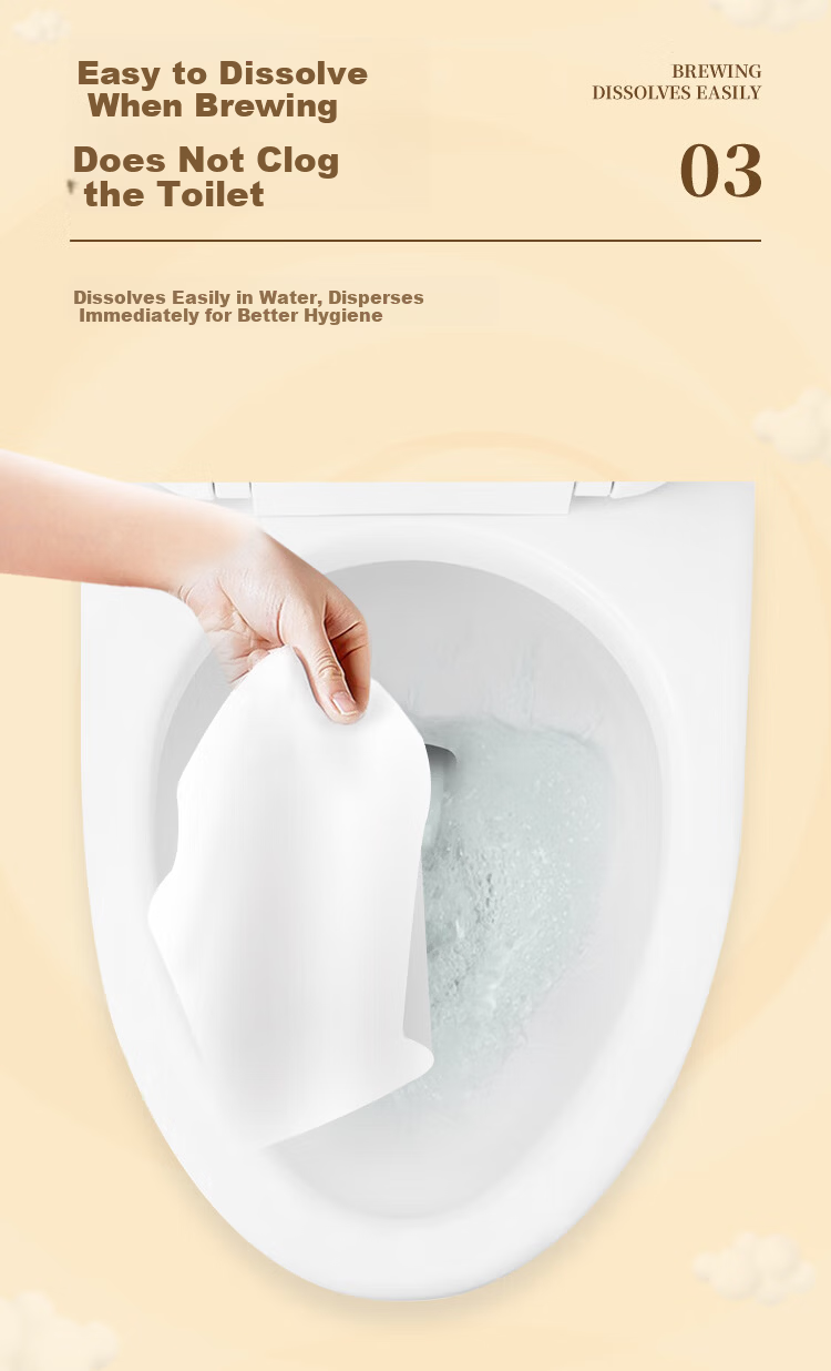 Qingfeng [Single Pack] Coreless Toilet Paper, Natural Wood Pure Series, 4-Ply, 750g, B02B7MCN5 6