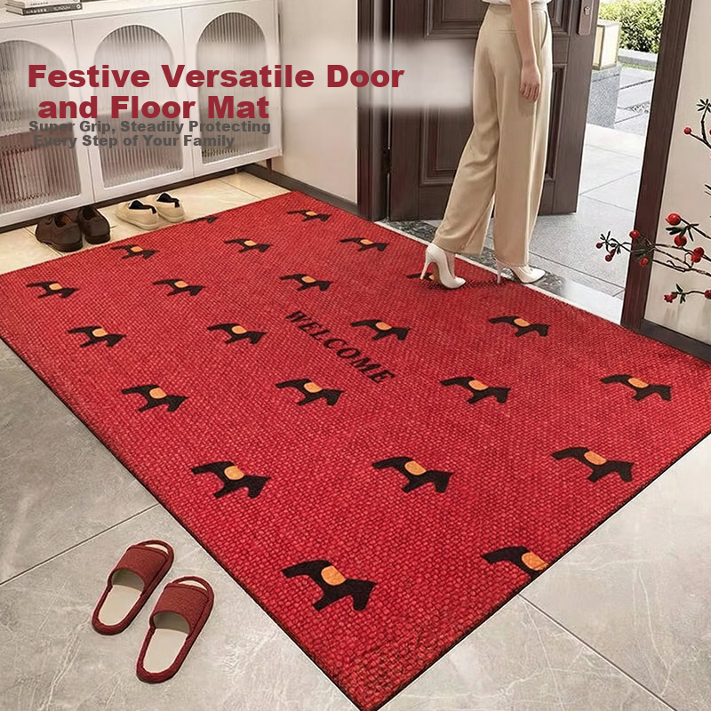 Hakkai Bird New Entry Door Mat Non-Slip Cuttable Home Entrance Carpet Floor Mat 2