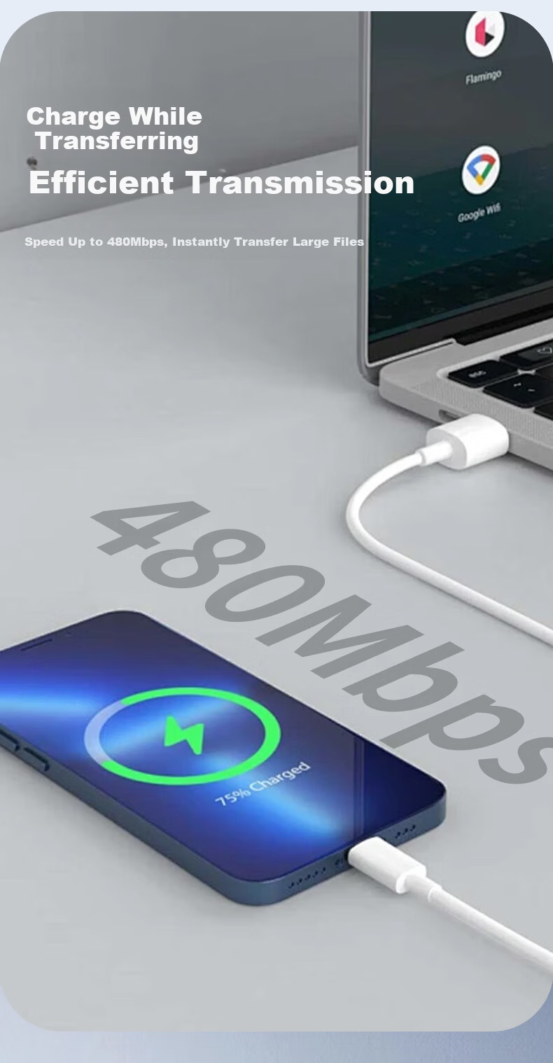 Zitai [2-Pack] Compatible with Apple iPhone 17/16/15 Data Cable PD 60W Fast Charging Type-C to C Charging Cable for iPad/MacBook Laptop Huawei 2m White 7