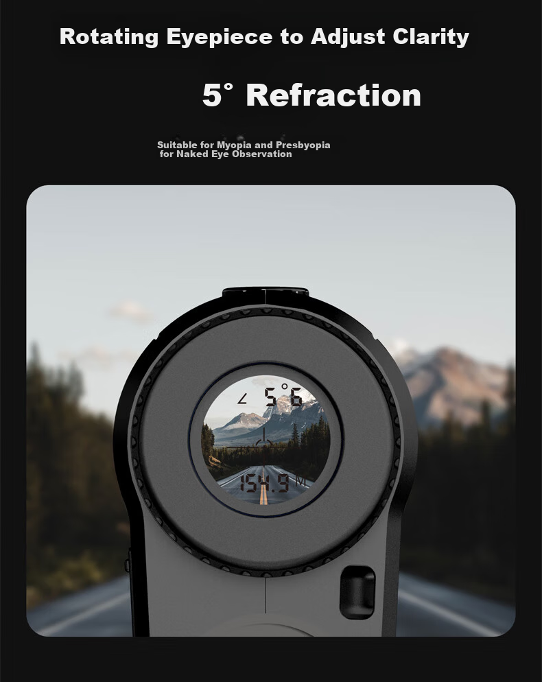 Nohawk Outdoor Rangefinder Telescope Golf Outdoor Home Use 600m Distance/Height/Angle/Speed/Two-Point Height Measurement 13