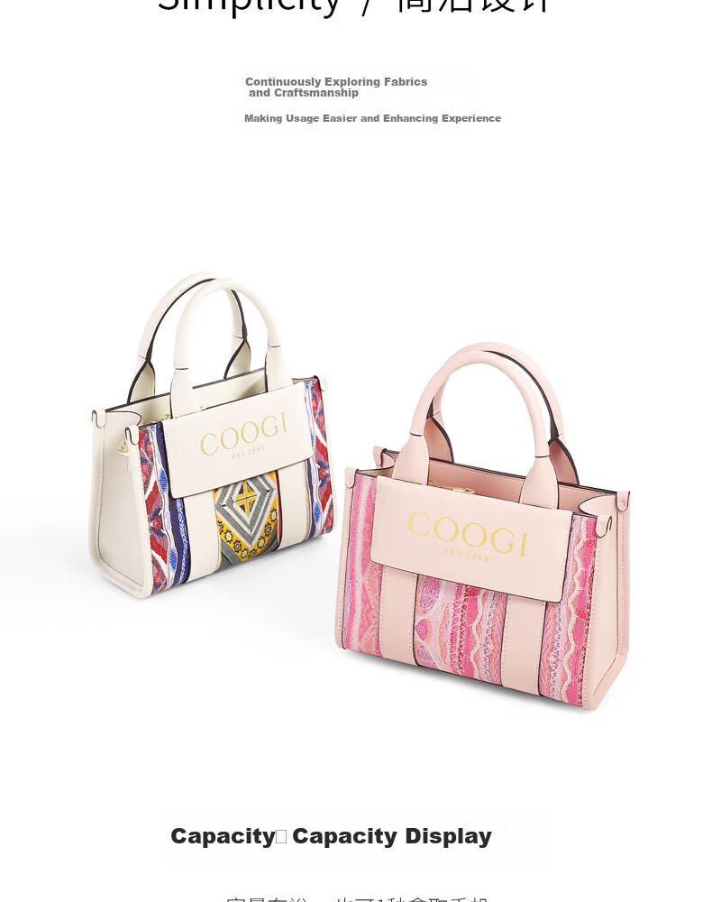 COOGI Women's Handbag, Light Luxury Shoulder Bag, Tote Bag, Teacher's Day Birthday Gift for Girlfriend Or Wife 16