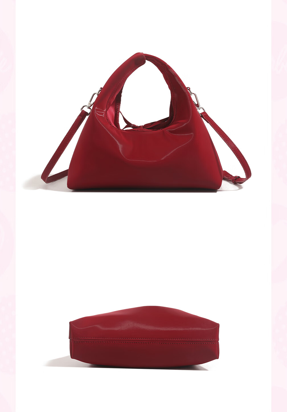 Barbie Women's Rice Ball Handbag New Crossbody Red Wedding Bag for Zodiac Year 18th Birthday Gift for Best Friend Valentine's Day 16