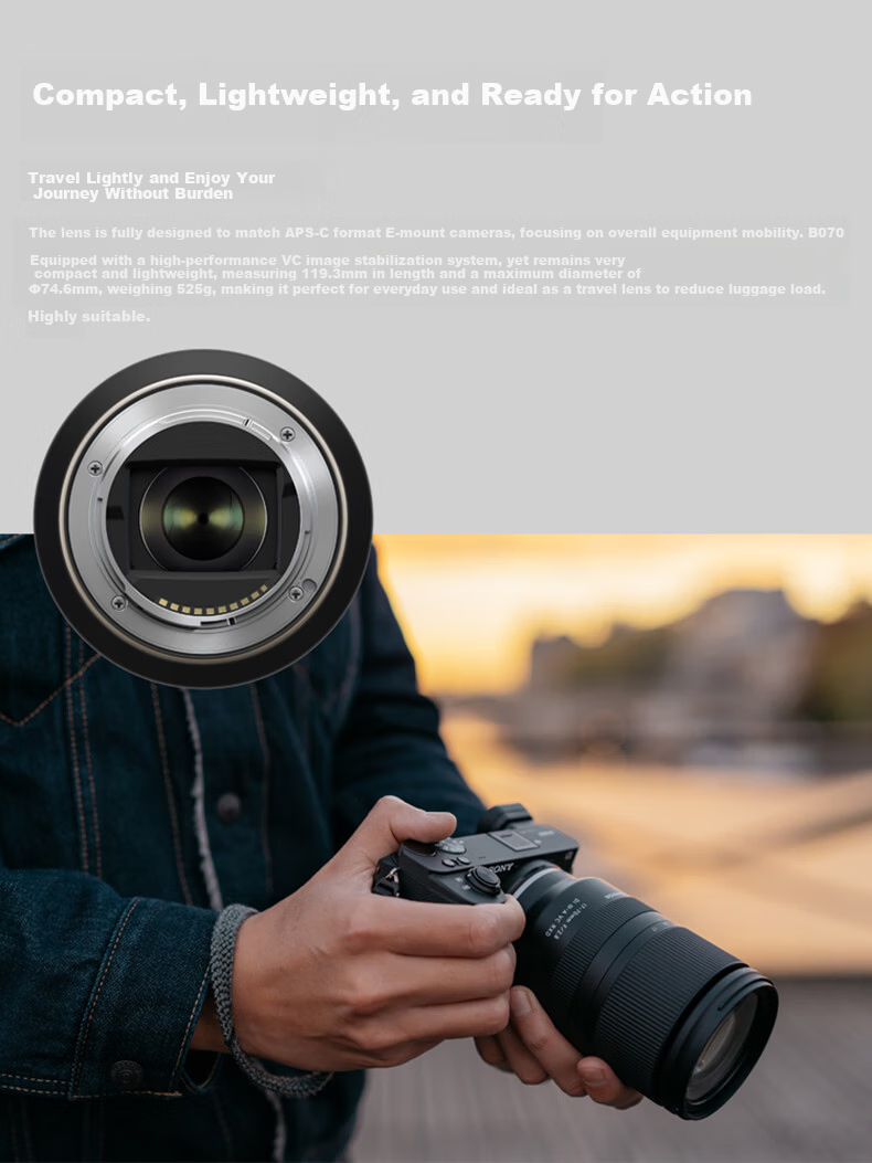 Tamron 17-70mm F/2.8 Di III-A VC RXD Stabilized Large Aperture Mirrorless Camera Lens Landscape Portrait Travel (Sony APS-C E-mount) Youth Edition 5