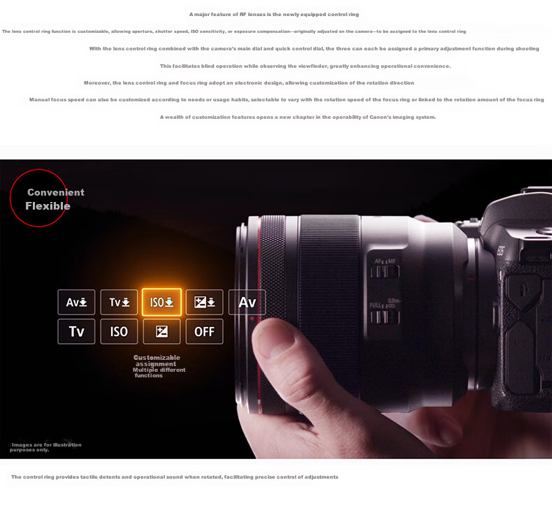 Canon RF85mm F1.2 L USM DS Full-Frame Mirrorless Lens Medium Telephoto Prime L-Series Large Aperture Smooth Bokeh Filter Protective Kit 8