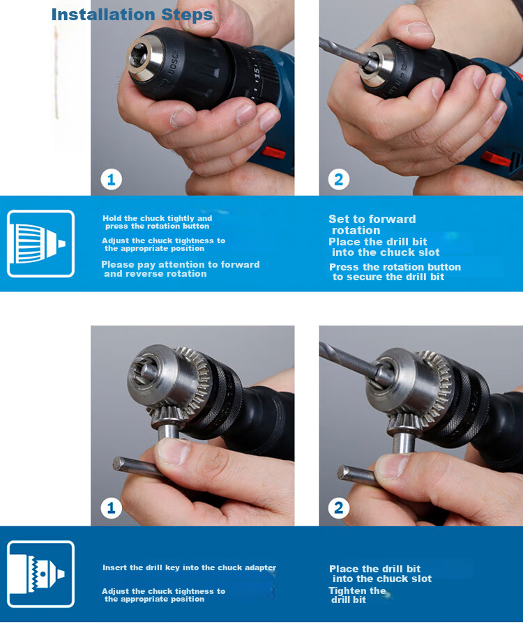 BOSCH Triangular Shank Masonry Impact Drill Bit for Home Use Brick and Cement Wall Construction Electric Drill Hole Saw 6x60x100mm 8