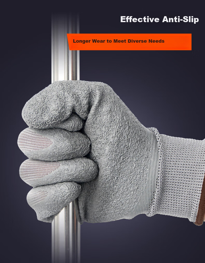 Xingyu Labor Protection Gloves 12 Pairs M Size Wear-Resistant Non-Slip Industrial Work Gloves for Construction Carpentry Labor Protection 4