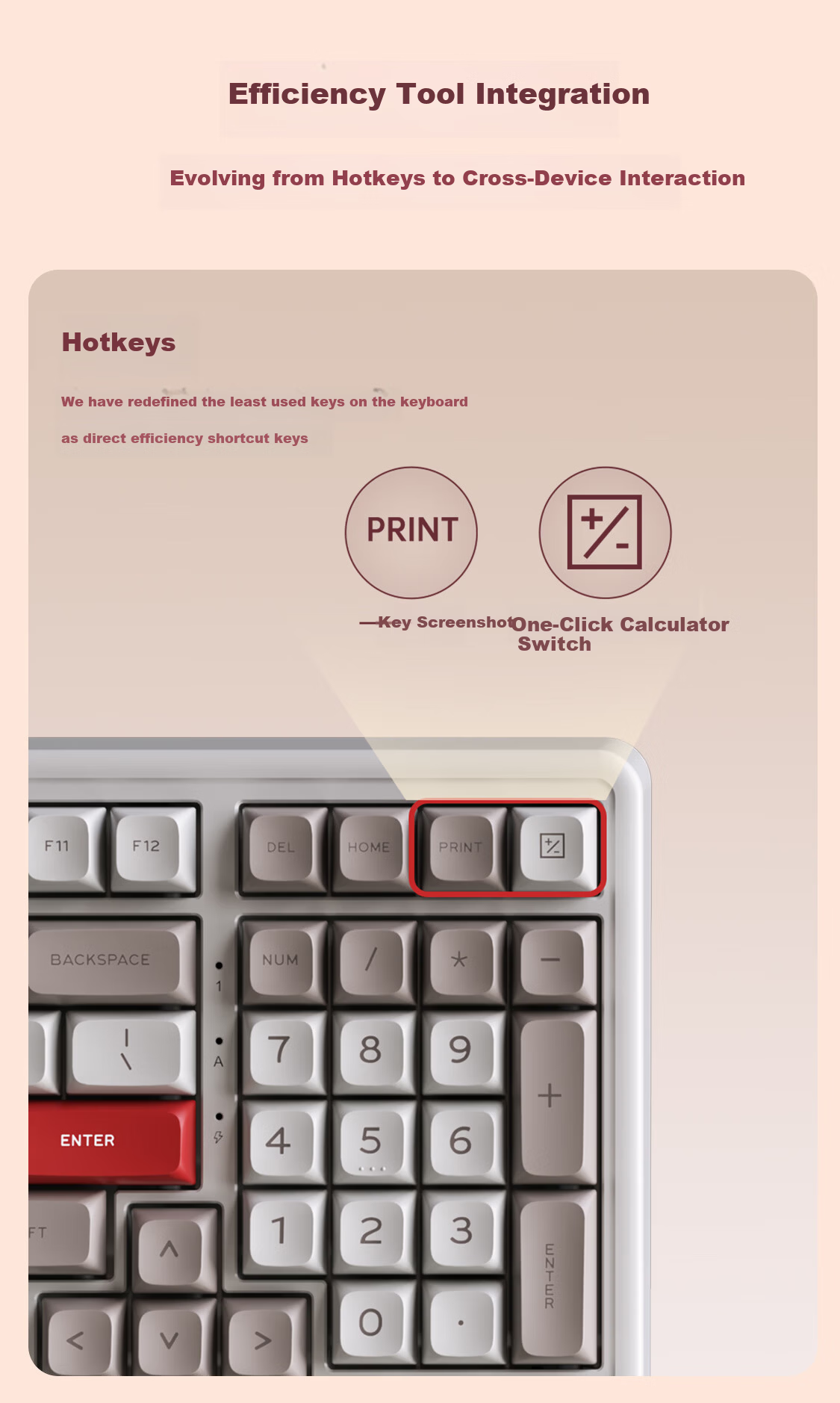 AUSDOM H98 Wireless Mechanical Keyboard, 98 Keys, Bluetooth Tri-Mode, E-Sports Gaming, Computer Office, Customizable Keyboard, Gasket Structure, Laptop And IPad Keyboard, Retro Time Capsule 3