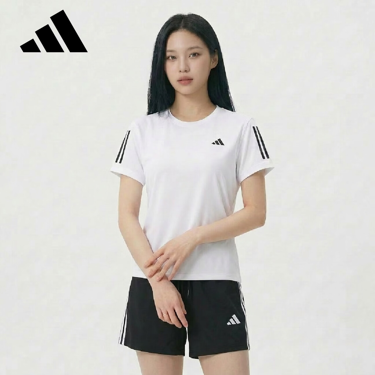 Adidas Women's Training Series TR-ES TEE 3S W Short Sleeve KU8746 White S 2