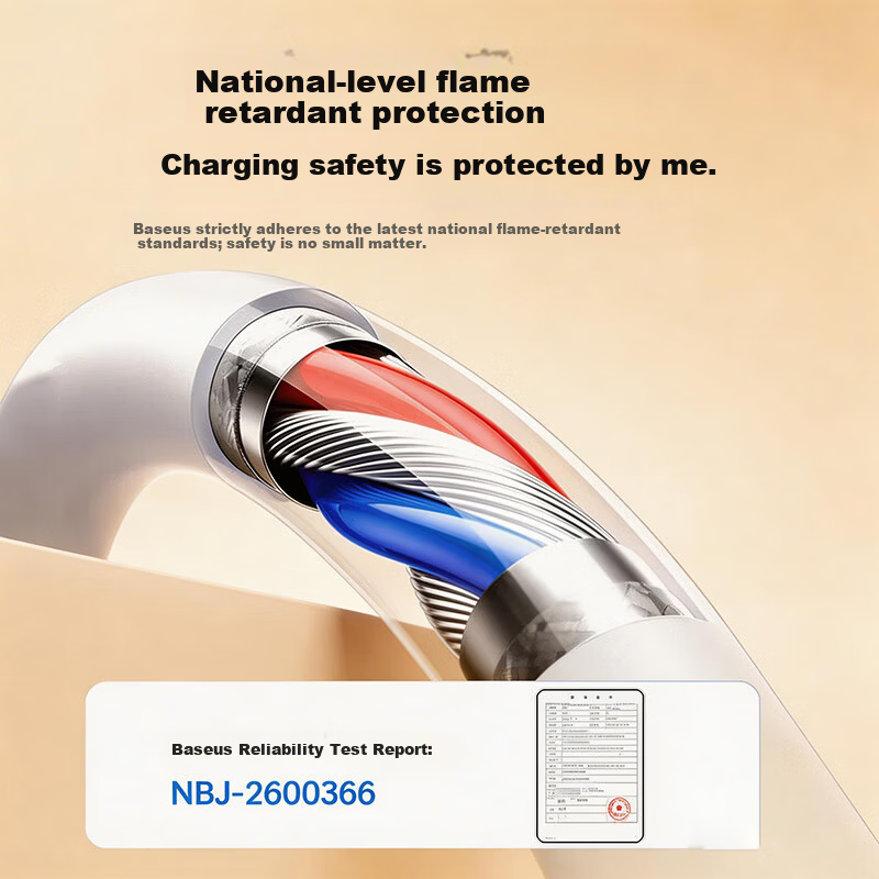 BASEUS Type-C Data Cable, 6A Super Fast Charging 100W/66W, USB-C Car Charger, Compatible with Huawei Pura80/Mate70, Honor, Xiaomi Tablets And Phones, 2-Pack