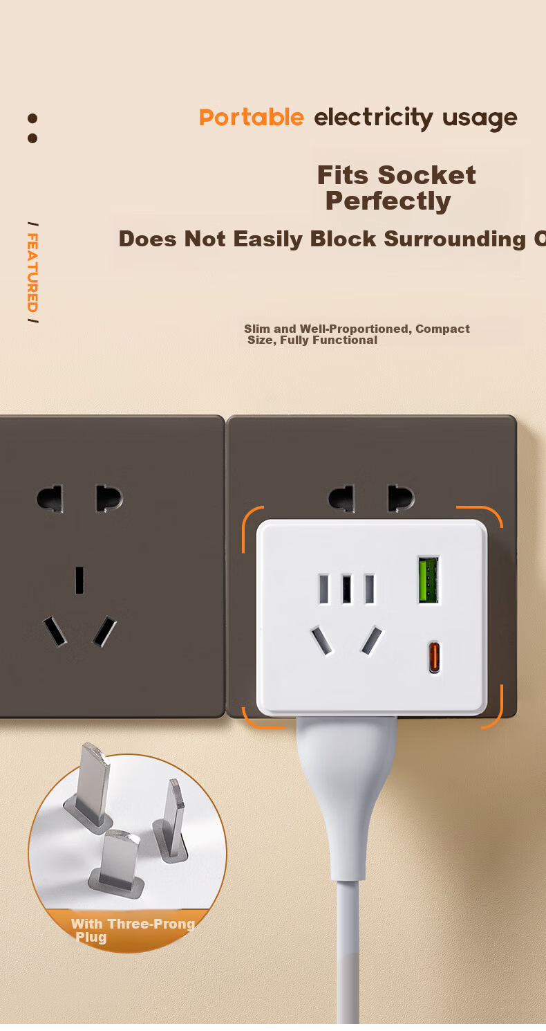 Aleleko Universal 20W Super Fast Charging Adapter with UK/HK/EU/AUS/SG/KR Plug Converters 8