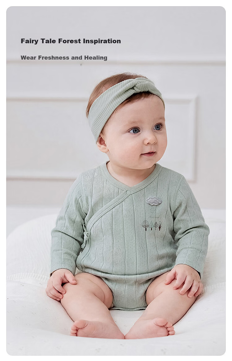Babylove Newborn Long Sleeve Spring and Autumn Cotton Triangle Romper Baby Bodysuit Infant Jumpsuit 5