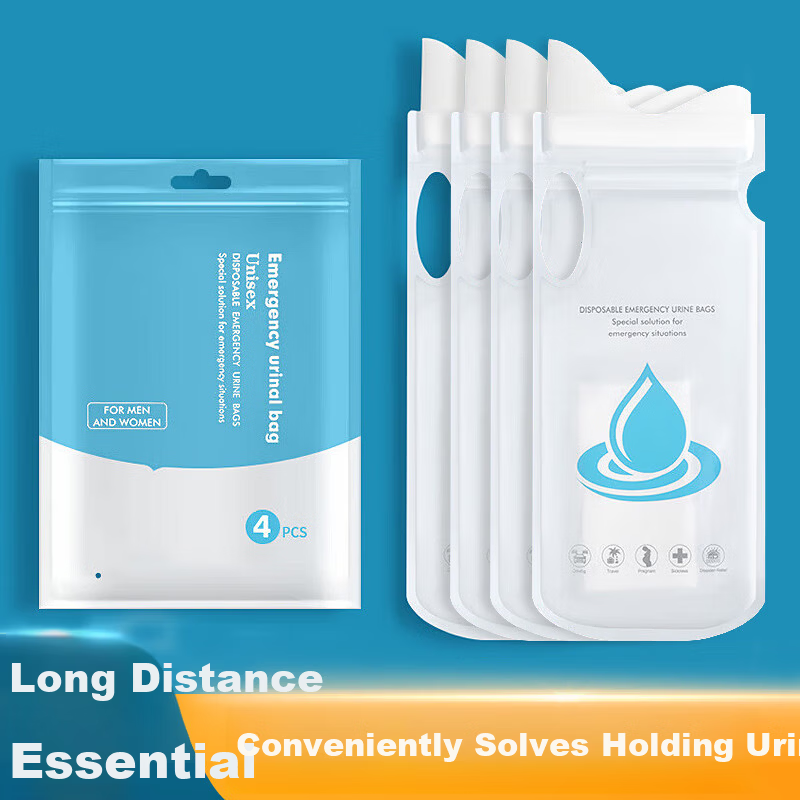 LOHAS Travel Emergency Urine Bag Disposable Portable Car Urinal Toilet for Women Self-Driving Travel Essential Car Accessory