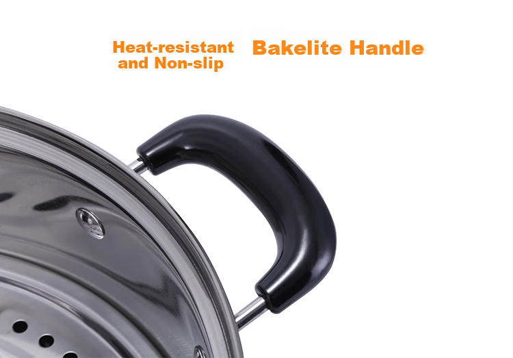 MAXCOOK 316L Stainless Steel 2-Layer 36cm Steamer Large Capacity Soup Pot Compatible with Gas Stove and Induction Cooker MCZ961 11