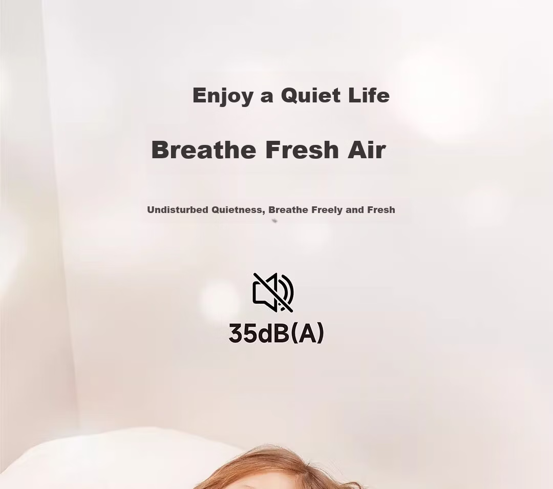 Meisheng 6-Inch Window Wall Exhaust Fan DC Inverter Silent Two-Speed Bathroom Ventilation Fan APC15A 7
