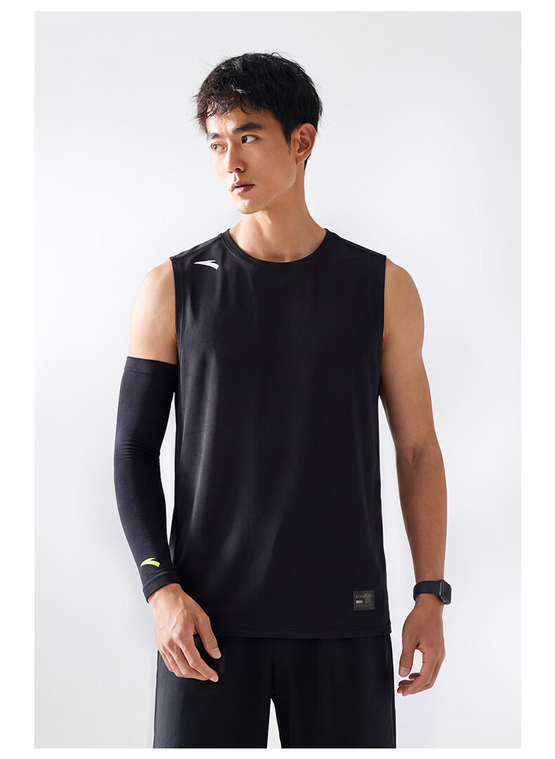 Anta Quick-Dry Vest | Men's Breathable Summer Fitness Sleeveless Basketball Training Tank Top Sports Vest 9