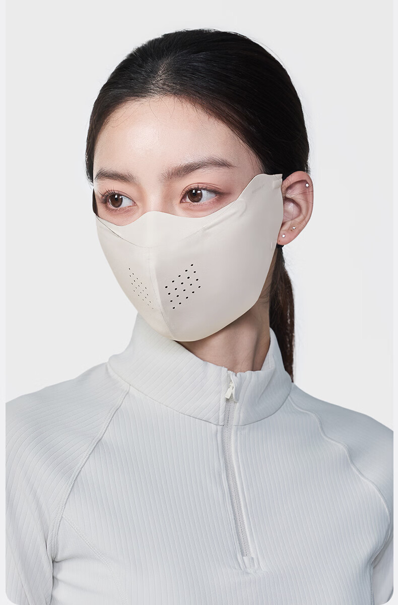 MISSION UV Ice Silk Sunscreen Mask for Women Summer UV Protection Sunshade Cycling Eye Protection Breathable 3D Full Face Sun Protection Mask 11