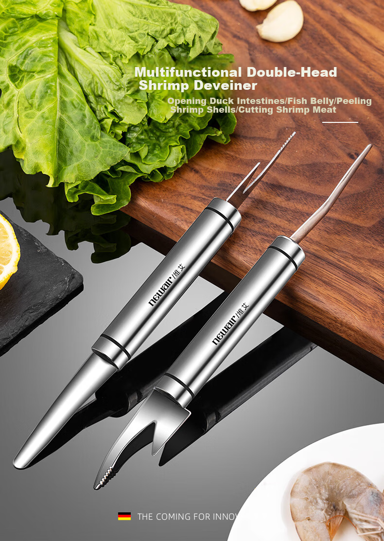 Newair 304 Stainless Steel Fish Scale Remover, Fish Scale Removal Tool, Household De-Scale Knife, Specialized Knife for Removing Scales, Scale Scraper 1