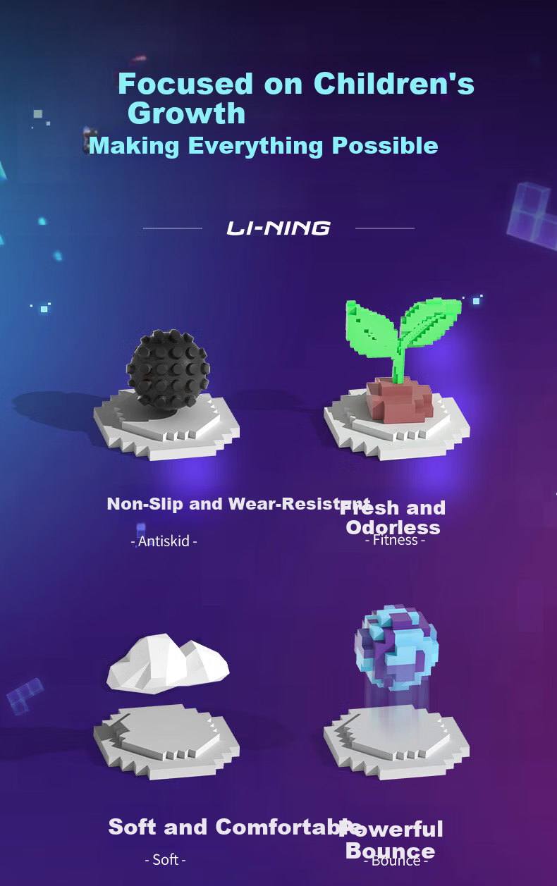 Li-Ning Basketball for Children, Size 7, Competition Grade, Indoor And Outdoor Use, Wear-Resistant, Suitable for Cement Courts, Elementary School Students, Teenagers And Adults, Training PU Basketball 2