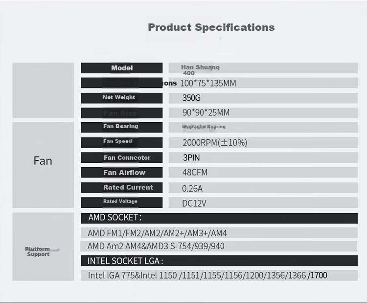 Ziyi RUIX Large Dual Tower 8 Copper Tube CPU Air Cooler Black ARGB Sync CD Pattern (Blackened Tower / Intel & AMD Multi-Platform / Includes Thermal Paste) 8