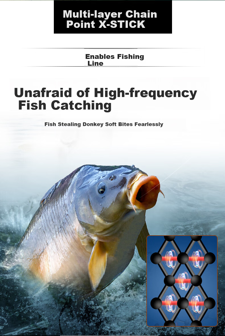 Qianshou Fishing Line, Imported from Japan, Genuine Product, Ultra-Soft Leader Line, High Tensile Strength, for Platform Fishing And Black Pit Fishing, Main Line 4.0 3