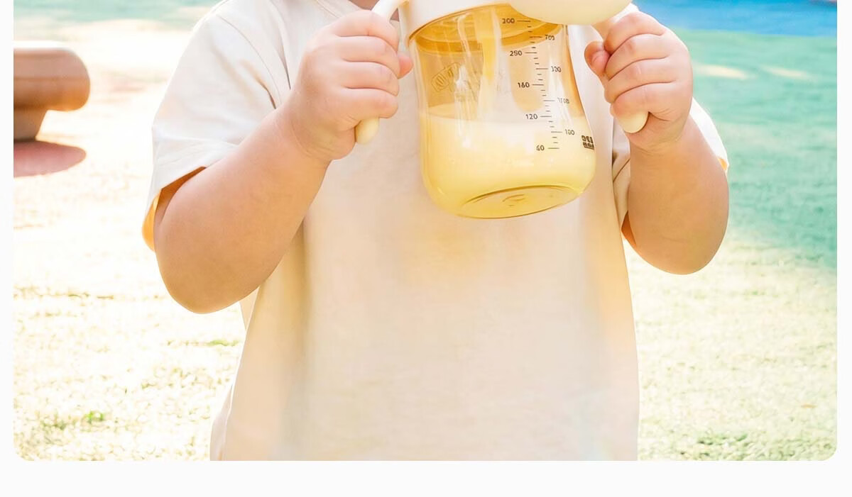 NEVS Baby Duckbill Sippy Cup Infant Training Cup Flip Lock Children's Water Cup PPSU Gravity Ball Straw Cup 300ml 29