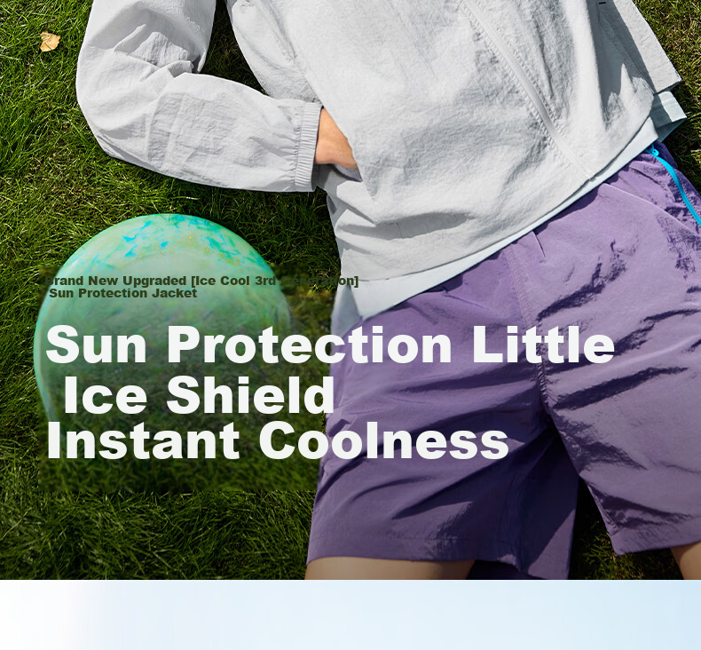361° Men's Sunscreen Jacket Spring Summer UPF100+ Sports Outdoor Stand Collar Cooling Quick-Dry Coat 652624611-3 2