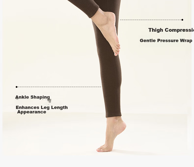 Songshan Cotton Shop Little Warm Sheep 520 Women's Thermal Pants Fleece Lined Thickened Autumn Anti-Static 7A Antibacterial Moisture-Wicking Heat Retention Leggings 11