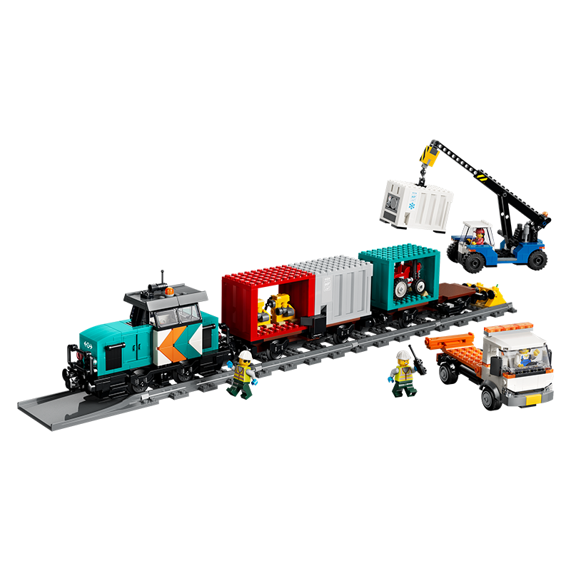 LEGO City 60509 Port Freight Train Building Blocks Toy for Boys and Girls Children's Birthday Gift Home Decoration