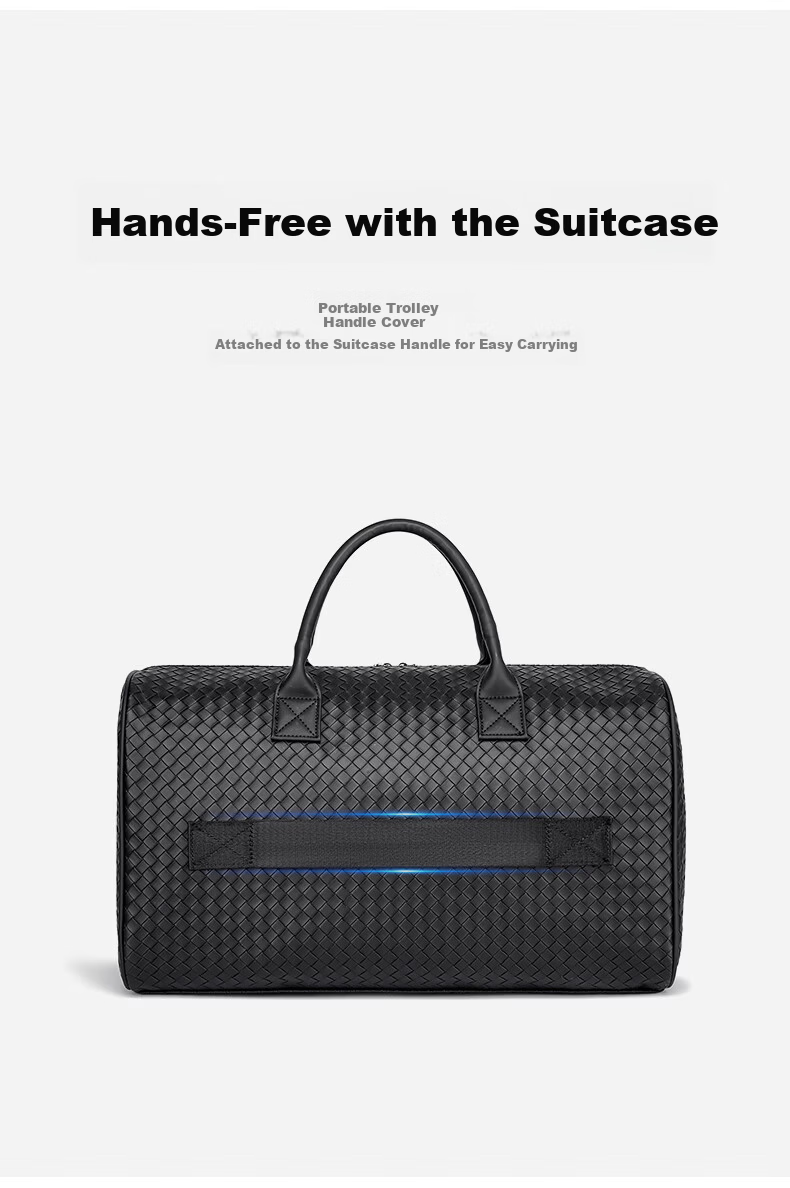 MARK FAIRWHALE Woven Durable Casual Handheld Gym Luggage Bag Simple High-Quality Large Travel Bag 3