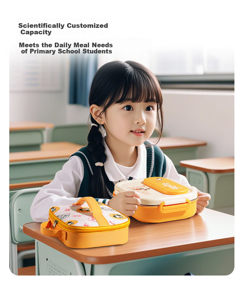 Ymer Children's Insulated Lunch Box Student Special School Partition Bento Box Office Stainless Steel 316 Mickey 3