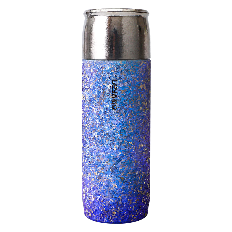 GEYA Antibacterial Pure Titanium Insulated Magnetic Tea Steeping Cup Customizable Thermal Water Bottle
