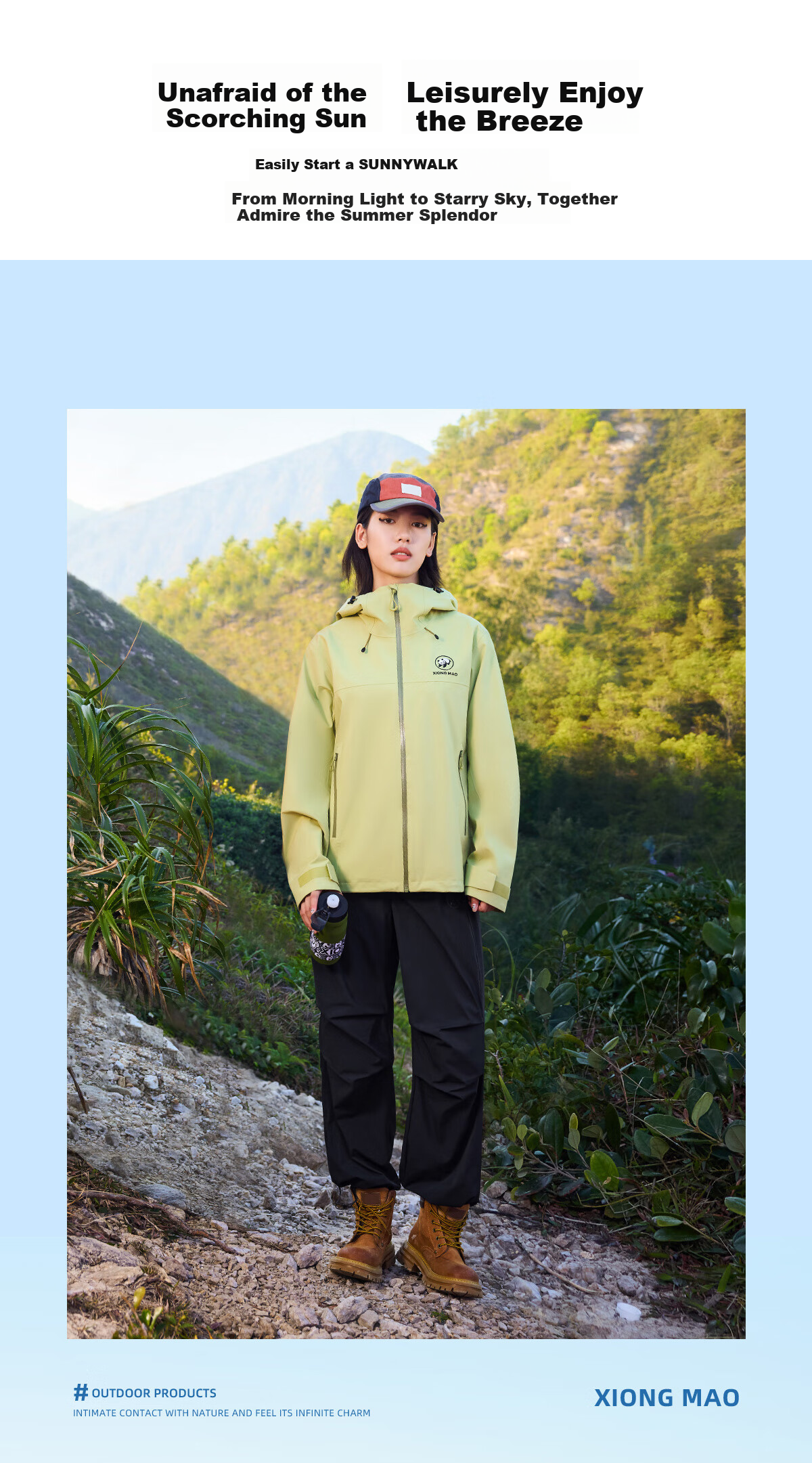 Xiongmao Luotuo Series Cooling Summer Pants for Women, Paratrooper Style, Outdoor Hiking Versatile Straight-Leg Quick-Dry Pants 9196 Brown, XXL 12