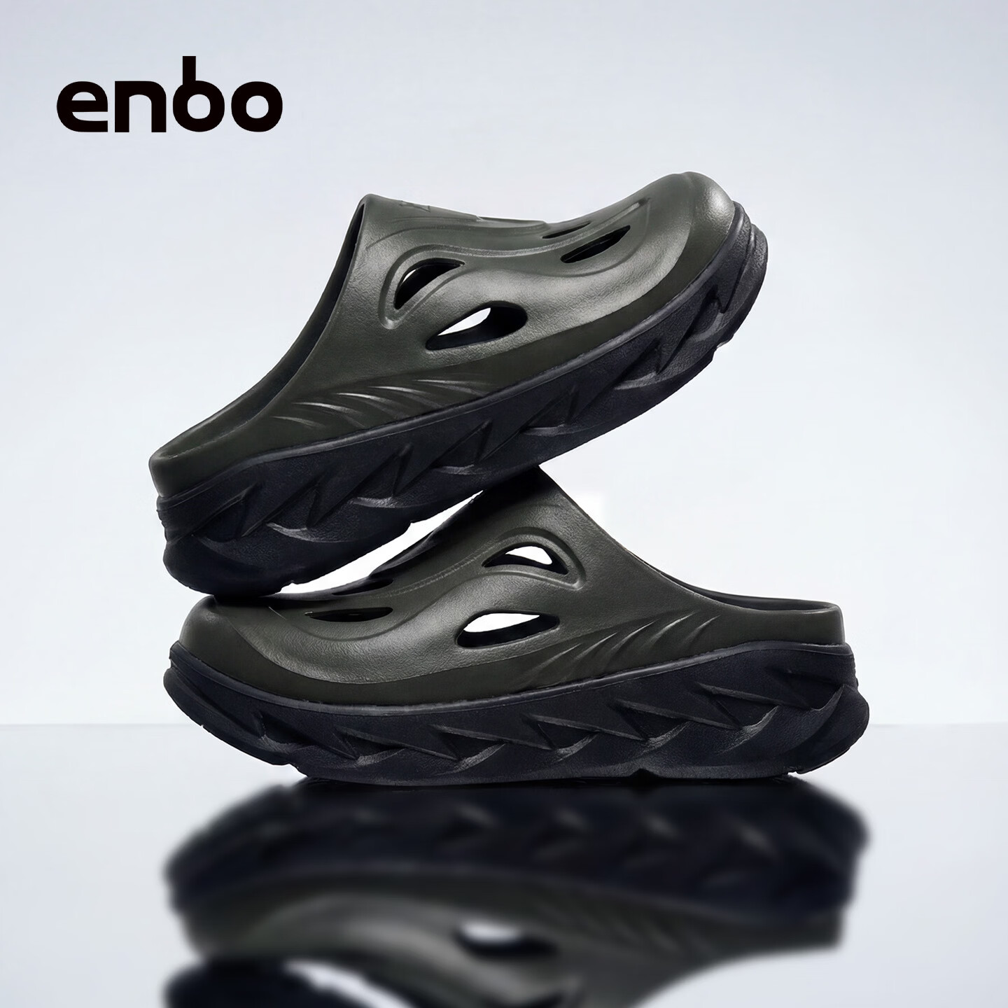 ENBO Manying Summer Outdoor Sports Slippers Men Hole Shoes Beach Shoes Reef Gray 39 (245mm)