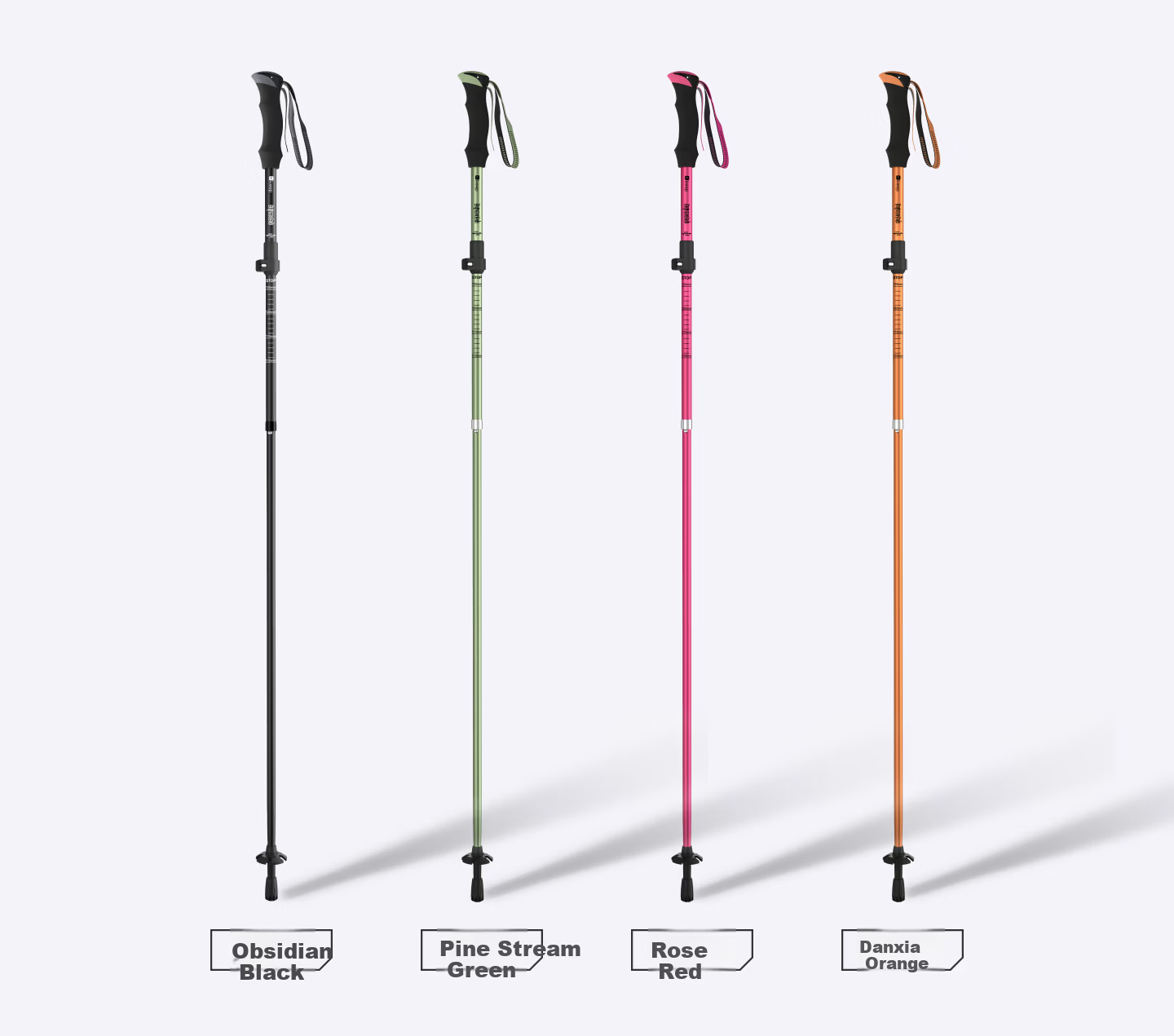 Keep Aluminum Alloy Trekking Pole for Children, Ultra-Light Telescopic Hiking Equipment, Portable Pressure-Resistant Walking Stick, Outdoor Cane 34
